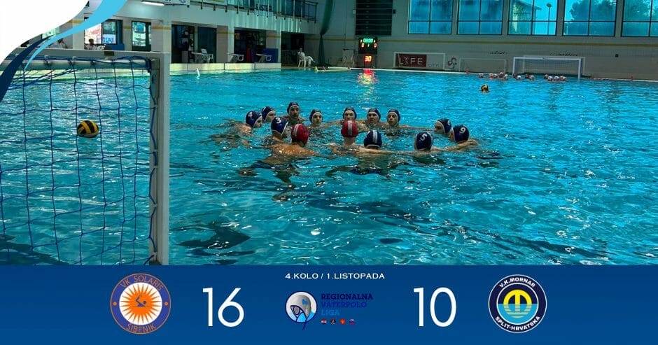 premier regionalna vaterpolo liga, utakmica Solaris - Mornar